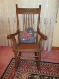 Antique Oak Rocker