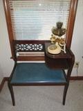Vintage "Gossip Bench" telephone table