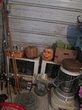 Kerosene heaters, fishing rods & reels