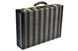 LOT 43: A GENTLEMAN'S FENDI LOGO CANVAS BRIEFCASE