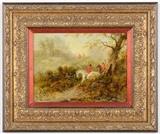 LOT 52: CHARLES DUDLEY
(United Kingdom, 19th/20th century)
Hunting Scene
Oil on board