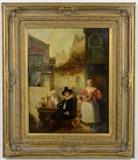 LOT 55: ANONYMOUS 
(18th/19th century)
Untitled
Oil on board