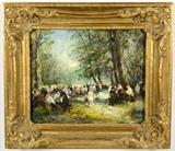LOT 61: ANONYMOUS 
(19th/20th century)
Untitled
Oil on canvas