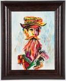 LOT 64: AFTER DAVID ADICKES
(American, born 1927)
Untitled
Oil on canvas