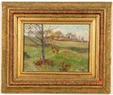 LOT 69: BORGE NYROP
(Danish, 1881-1948)
Landscape
Oil on board