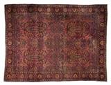 LOT 92: A SAROUK WOOL RUG