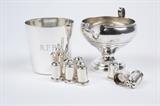 LOT 98: A TIFFANY & CO STERLING SILVER JULEP, together with additional sterling articles