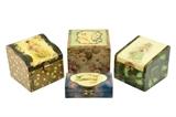 LOT 104: FOUR VICTORIAN CELLULOID COLLAR BOXES