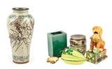 LOT 130: SIX ASIAN CERAMIC ARTICLES 
