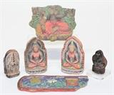 LOT 159: SIX TIBETAN BUDDHIST ARTICLES 