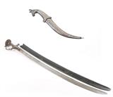 LOT 160: AN INDIAN TULWAR SWORD AND AN INDO-PERSIAN DAGGER 