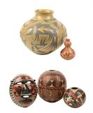 LOT 188: FIVE MATA ORTIZ POTTERY ARTICLES