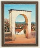 LOT 192: CASIANO GARCIA
(Mexican, born 1950)
Village, 1981
Oil on canvas