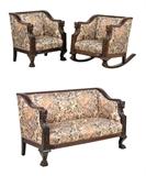 LOT 213: AN AMERICAN RENAISSANCE REVIVAL ASSEMBLED PARLOR SUITE