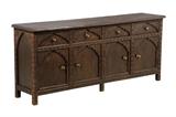 LOT 228: A PORTUGUESE MAHOGANY SIDEBOARD, EARLY 20TH CENTURY