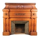 LOT 244: A FRENCH NEOCLASSICAL STYLE FIREPLACE SURROUND
