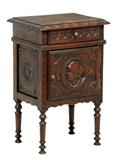 LOT 254: A FRENCH BRITTANY STYLE BEDSIDE CABINET