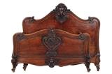 LOT 265: A FRENCH LOUIS XV STYLE ROSEWOOD BED