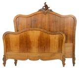 LOT 286: A FRENCH LOUIS XV STYLE WALNUT BED