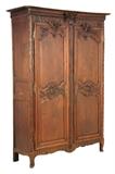 LOT 288: A FRENCH LOUIS XV STYLE ARMOIRE 