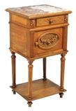 LOT 310: A FRENCH LOUIS XVI STYLE BEDSIDE CABINET