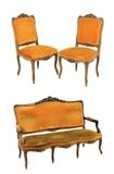 LOT 312: A FRENCH TRANSITIONAL STYLE SALON SUITE