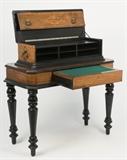 LOT 314: A CONTINENTAL MARQUETRY DESK