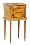 LOT 324: A FRENCH LOUIS XVI STYLE BEDSIDE CABINET