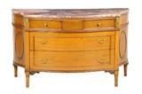 LOT 325:  A FRENCH LOUIS XVI STYLE COMMODE , 19TH CENTURY