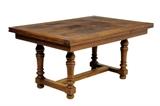 LOT 335: A FRENCH PROVINCIAL STYLE EXTENSION DINING TABLE 