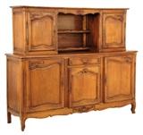 LOT 336: A FRENCH PROVINCIAL STYLE SIDEBOARD CABINET 
