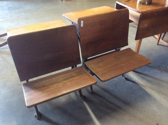 Vintage School Desks