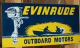 Evinrude Metal Sign