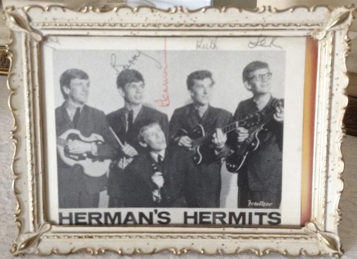 Signed Herman's Hermits Autograph