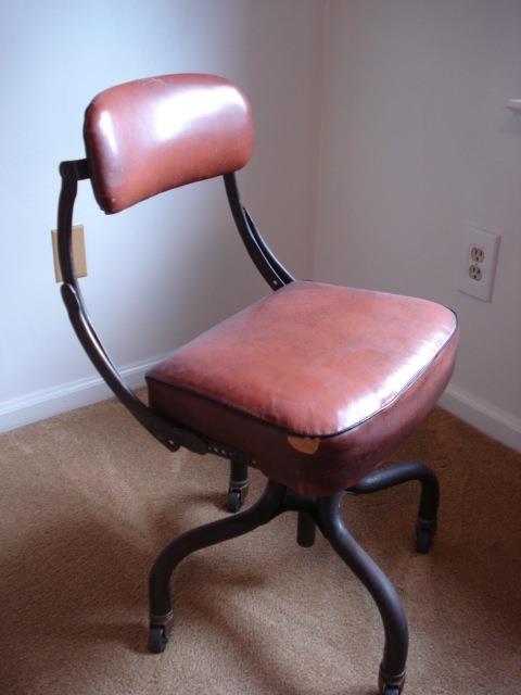 Industrial desk chair