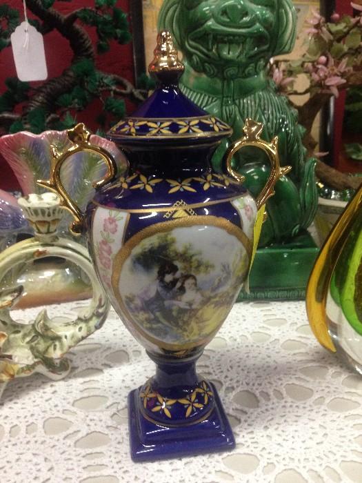 Blue and Gold Decorative Item