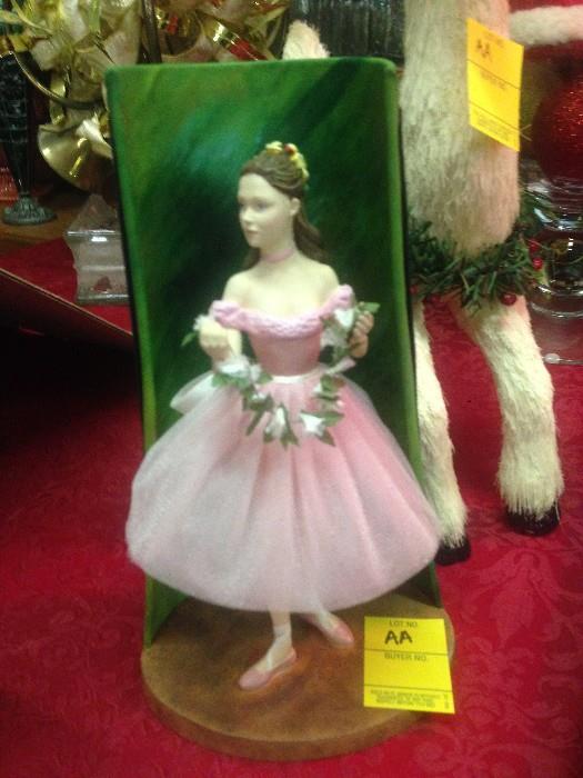 Porcelain Doll in Pink Dress