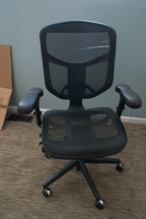 TWO (2) ERGONOMIC OFFICE COMPUTER CHAIRS