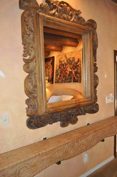 Morrelli Furniture Collection - Beam and Mirror priced individually.  Beam dimensions 8'3/4"x 90" x 9".  BEAM SOLD