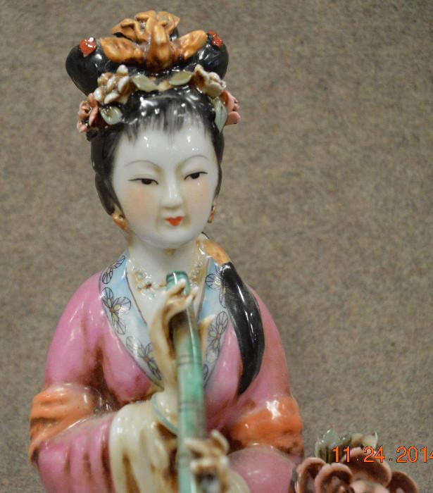 geisha girl porcelain