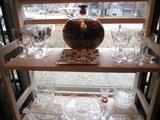 Stemware, glass serving pieces