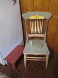 Primitive chair and stool