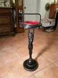Art Deco nude smoking stand