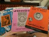SEVERAL PIECES OF SHEET MUSIC