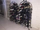Wrought iron wine racks