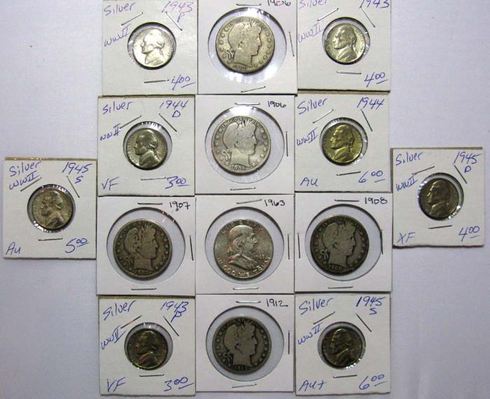 ... another sample Sterling Coin Lot....
