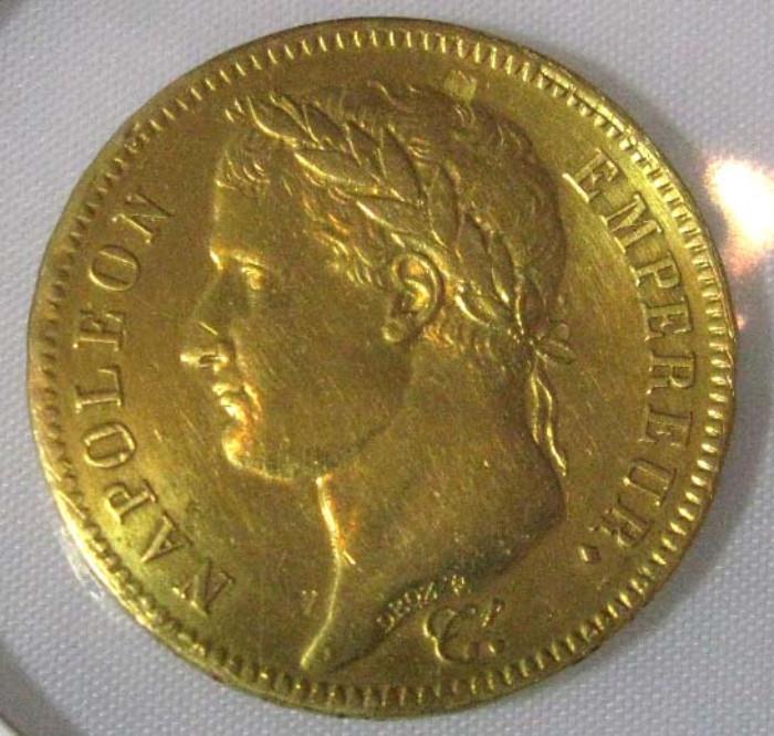 Napoleon 1815 Gold Coin... it can be yours....