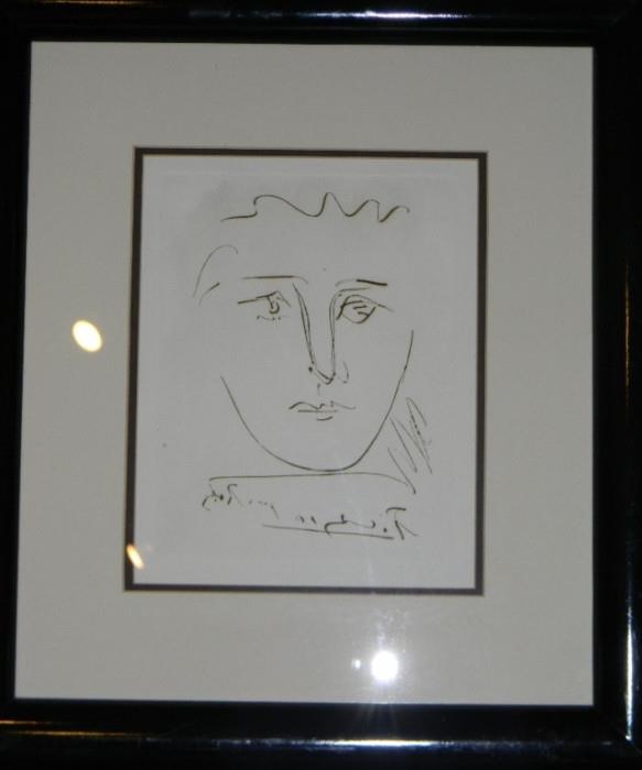Picasso Etching Por Roby
