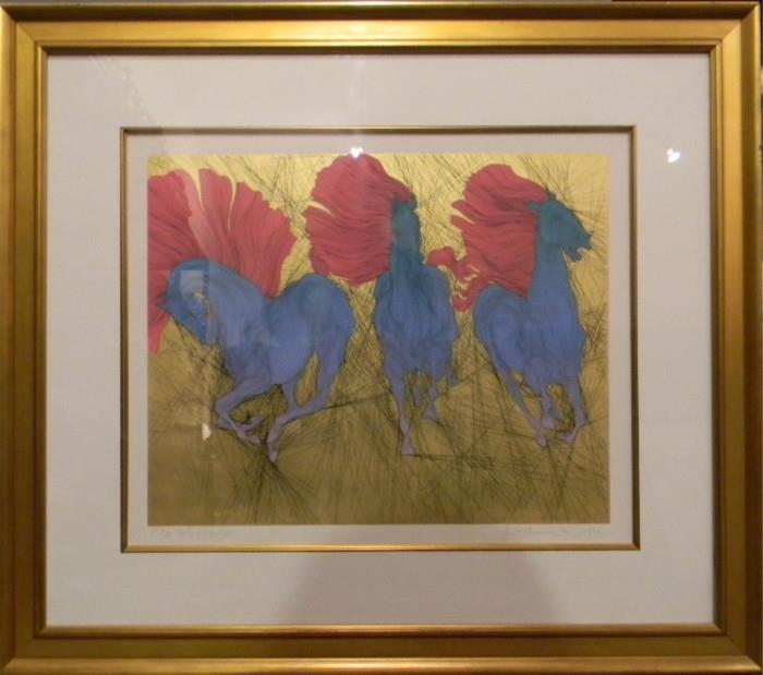 3 Different Azoulay Serigraphs