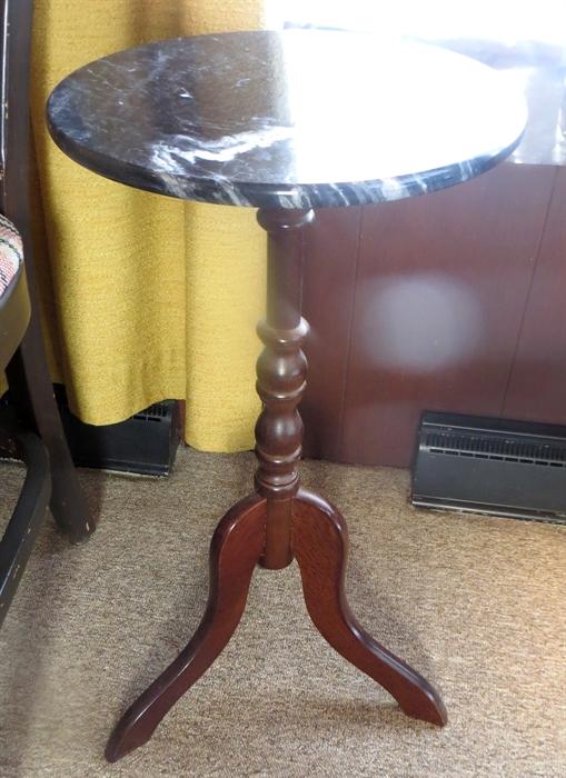 Marble top small table